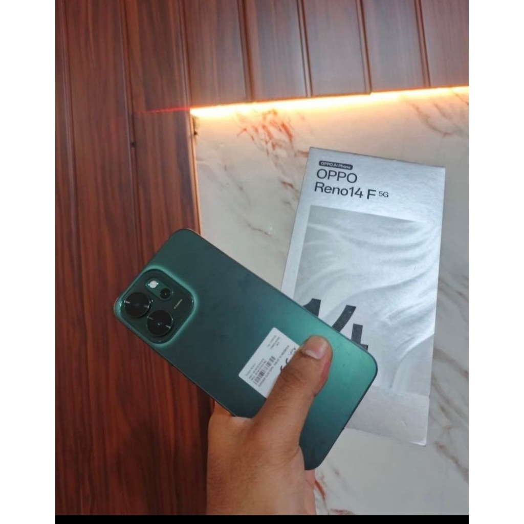 oppo reno 14 f 5g ram 8/256gb bekas fullset