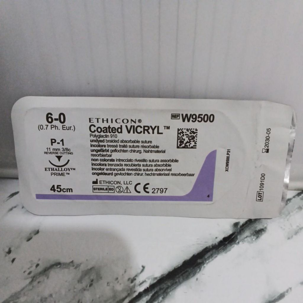 Vicryl 6 0 W9500 Reverse cutting Pcs Vicryl 6/0 cutting Pcs