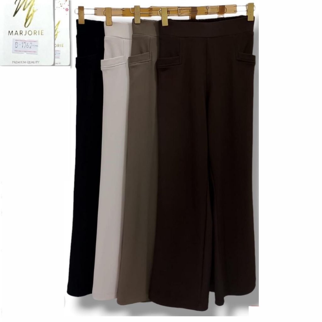 Celana Marjorie MJ Tensel Twill Wanita Kerja Daily Casual