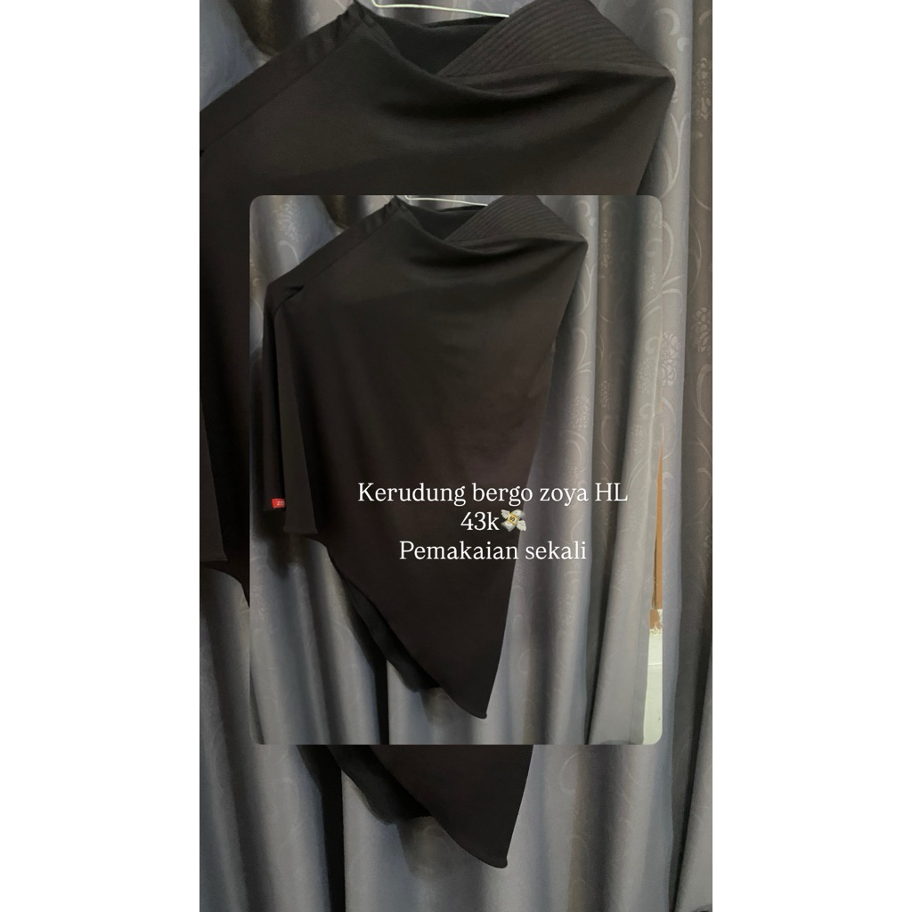 kerudung bergo zoya