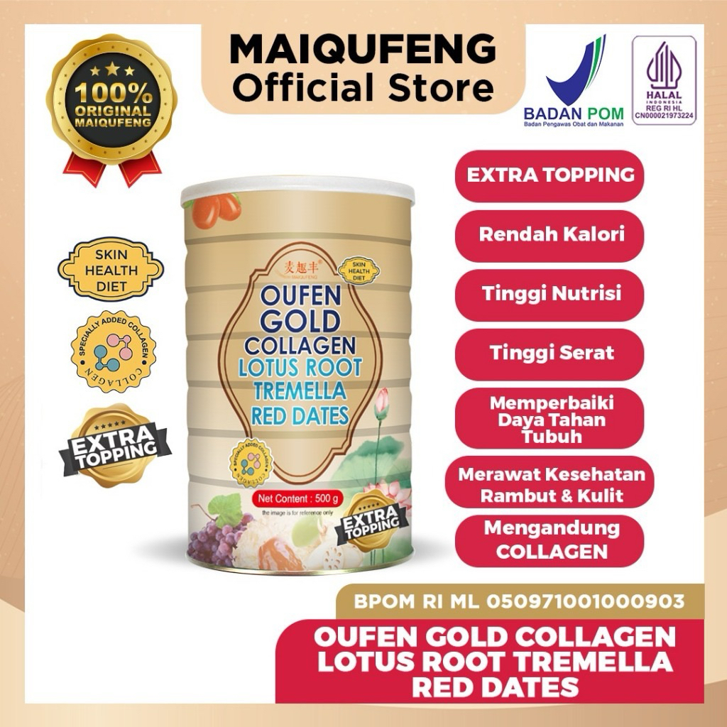 Oufen Lotus Root Powder Original - Gold Tremella