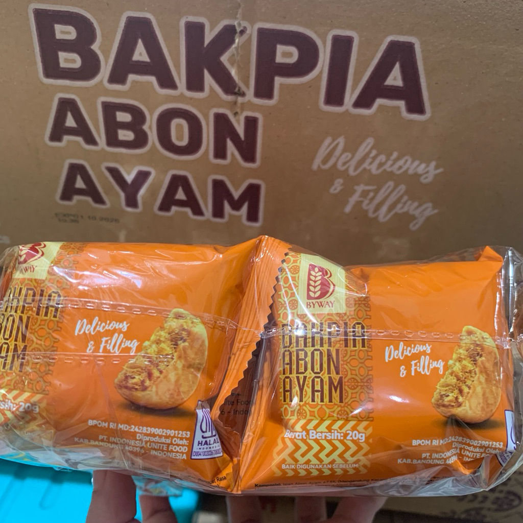 BAKPIA ABON AYAM 20 GRAM HALAL ENAK BANGET ASLI