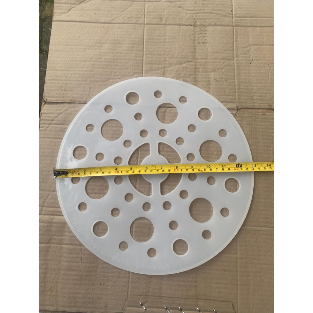 tutup tabung pengering mesin cuci LG original 33cm