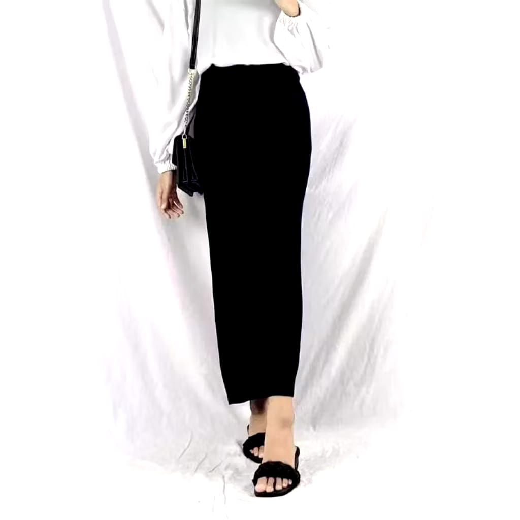 Rok span knit bodycon premium termurah/Rok span knit semi rajut