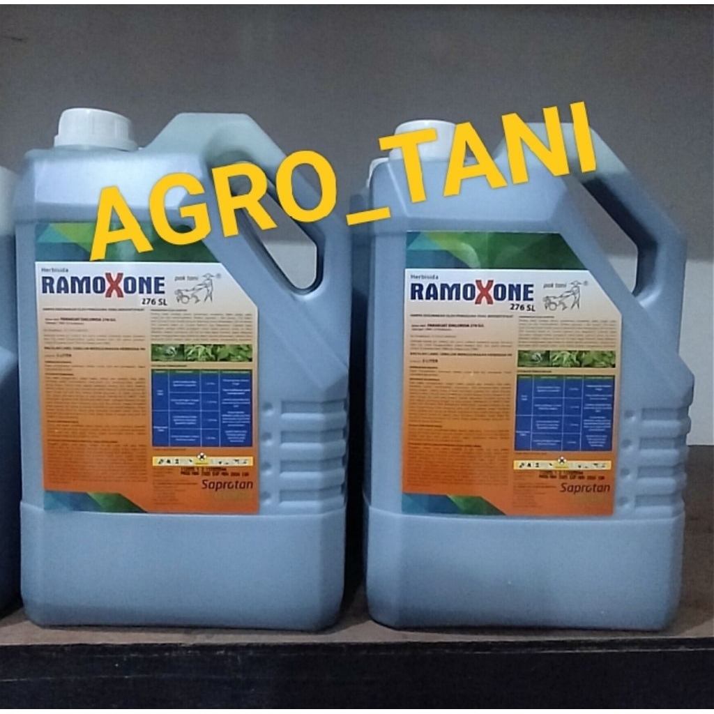 Herbisida Paraquat RAMOXONE 276 SL Ukuran 5 Liter