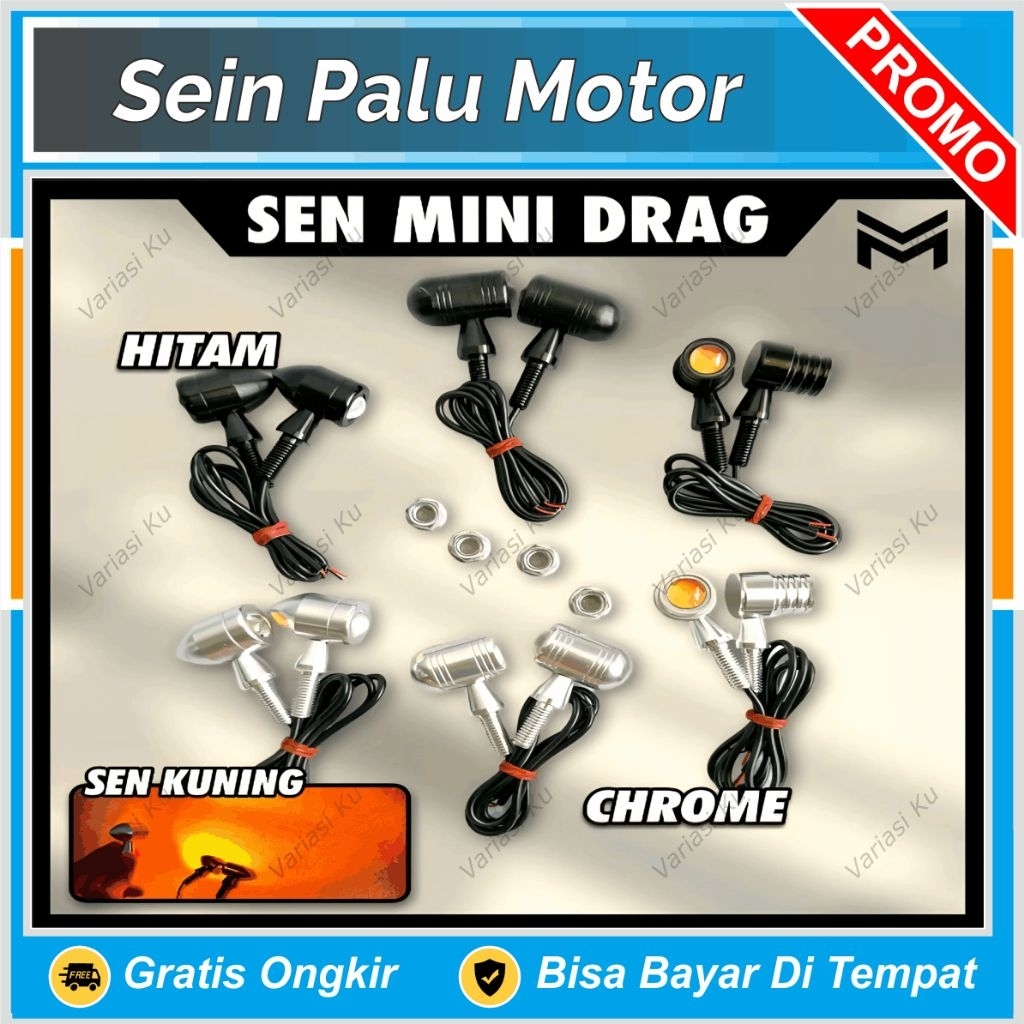 LAMPU SEIN LED MATA ELANG MOTOR MODEL PALU LANCIP DRAG MINI