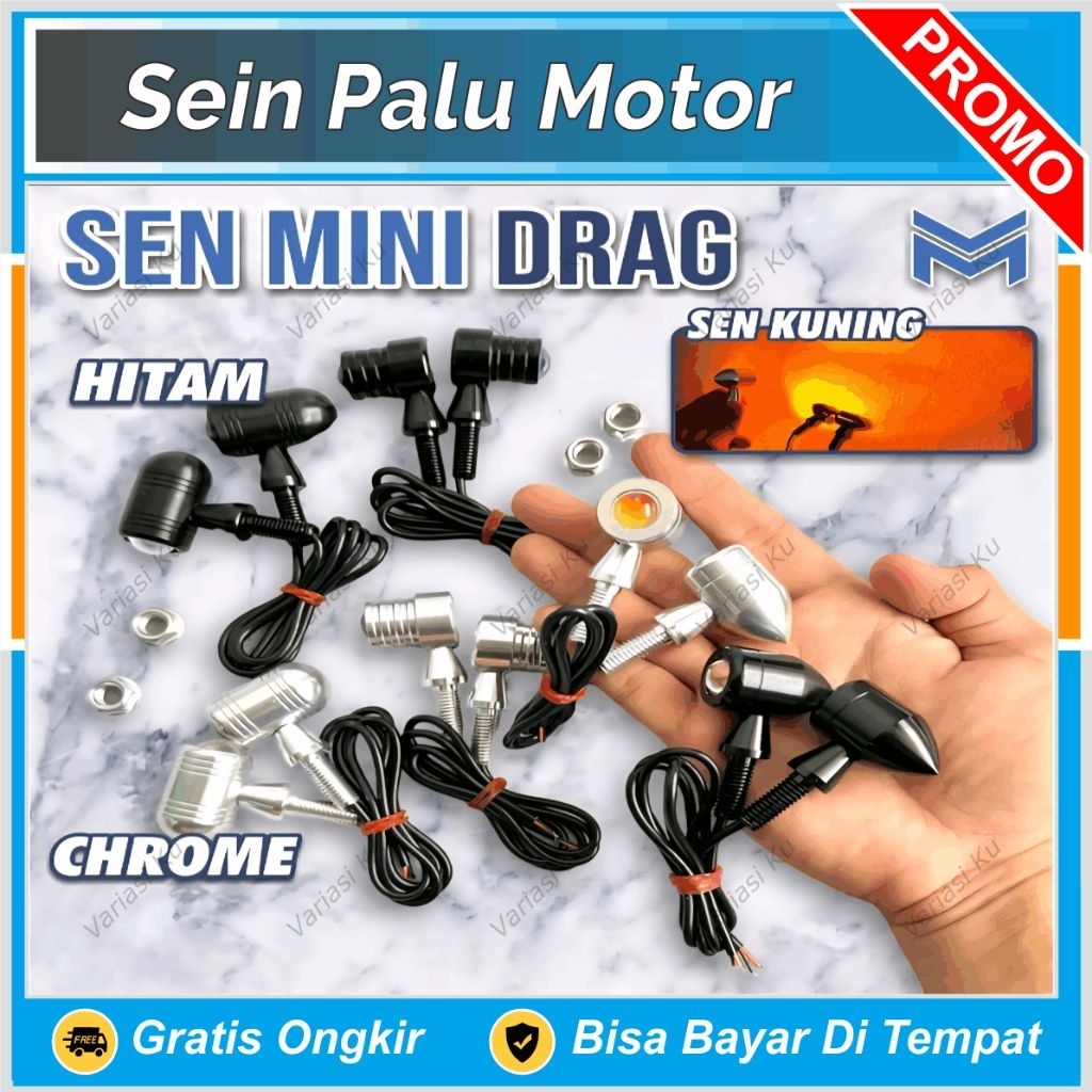 SEIN LED LAMPU MATA ELANG DRAG MINI PALU LANCIP CB