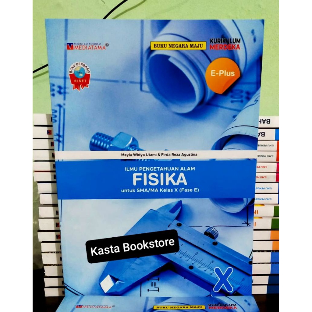 Buku E Plus Fisika Kelas 10 SMA Kurikulum Merdeka Mediatama