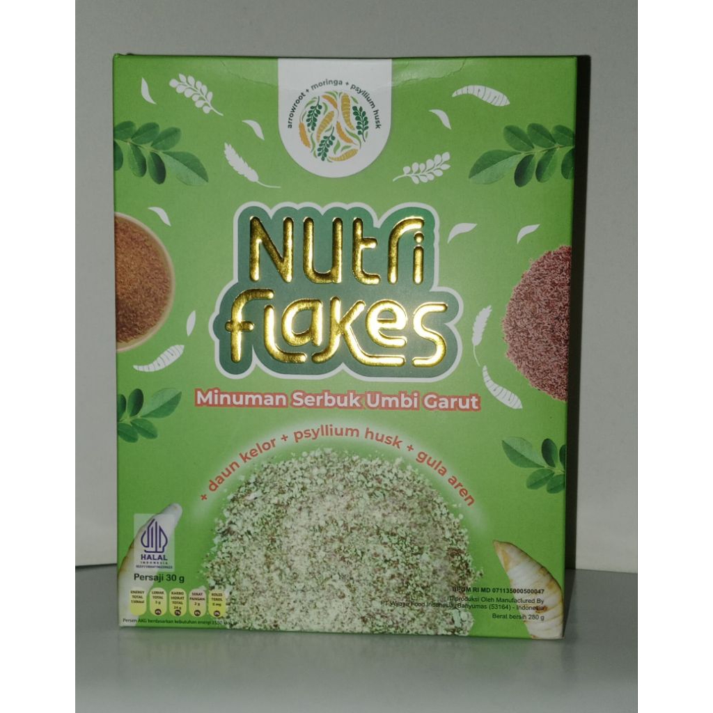 NUTRIFLAKES UMBI GARUT BUBUK UNTUK ASAM LAMBUNG &GERD