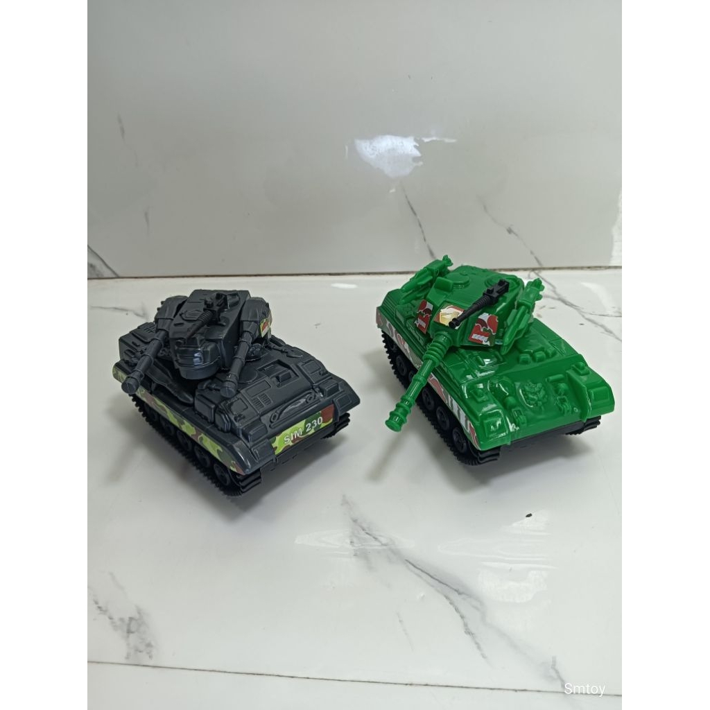 Mainan Mobil Tank Militer Anak 1 set isi 2pcs- KGP-185, Warna Acak, Ukuran 1011x10 cm