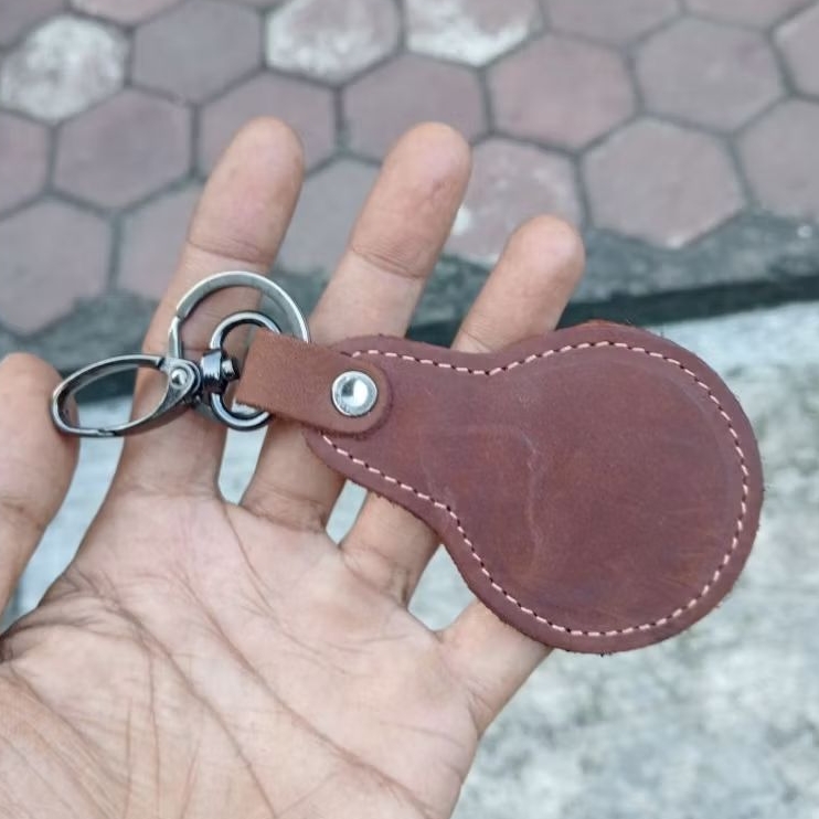 gantungan kunci kulit asli motor
