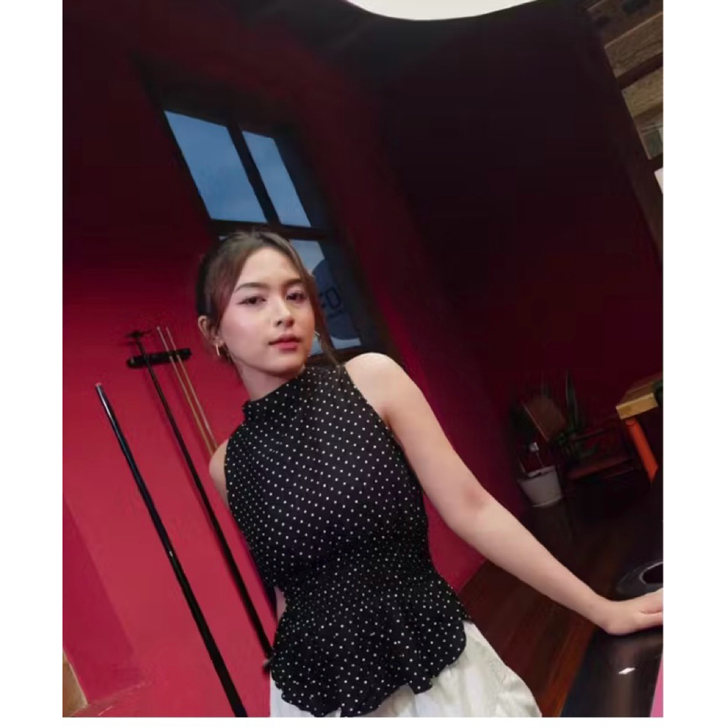 Atasan Wanita Polkadot