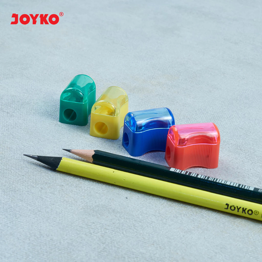 Rautan Pensil Joyko – Serutan Pensil (1 Pack Isi 24 Pcs) Tajam & Praktis