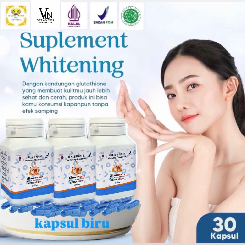 Glumony Whitening Glutathione 1 Botol Original