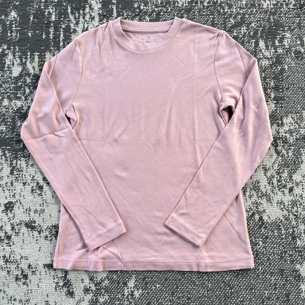 kaos katun lengan panjang muji