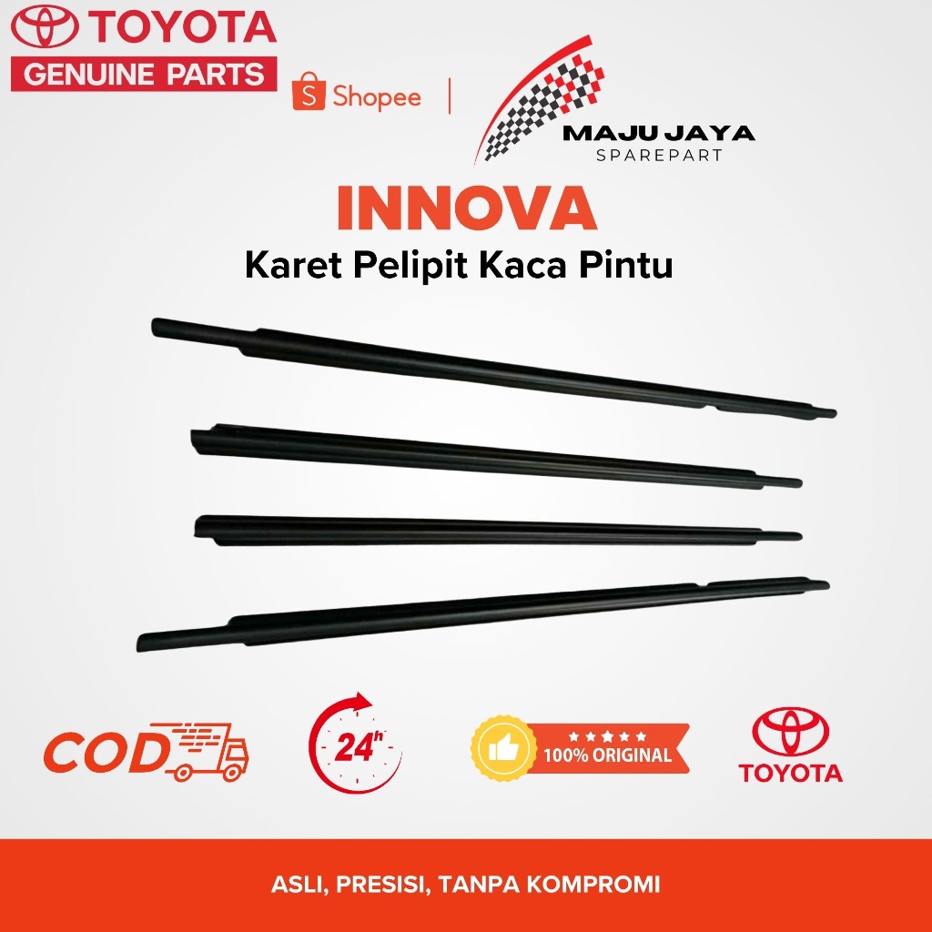 [COD] Karet Pelipit Kaca Luar Mobil INNOVA 2004 2005 2006 2007 2008 2009 2010 2011 2012 2013 2014 20