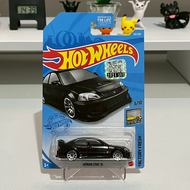 Hotwheels Honda Civic Si Hitam Factory Sealed 2021