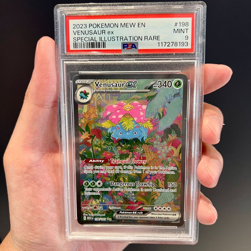 TCG VENUSAUR EX PSA 9 EN TCG POKEMON VENUSAUR EX PSA9 INGGRIS