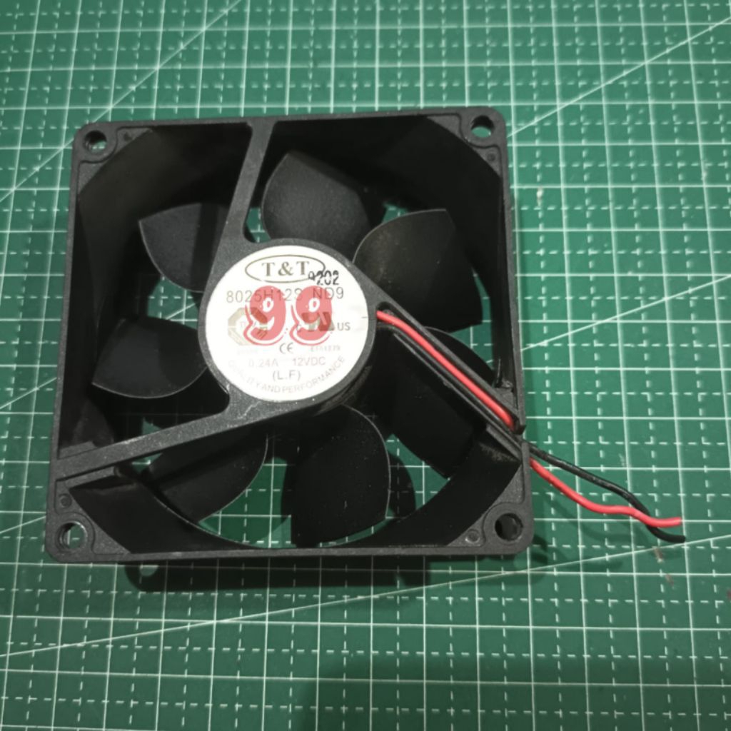 kipas dc 12v fan dc 12v kipas 8 cm kipas 8x8 full kotak
