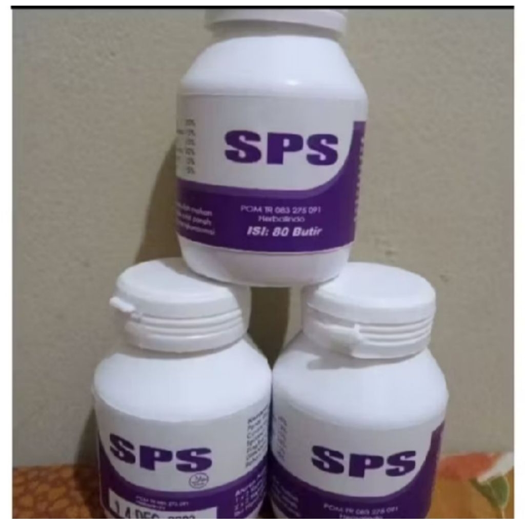 Obat Herbal SPS 1 Botol isi 40 Kapsul Asli 100% Original Halal Obat Stroke