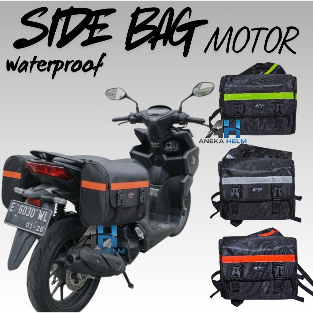 side bag tas motor multifungsi | box motor touring waterproof