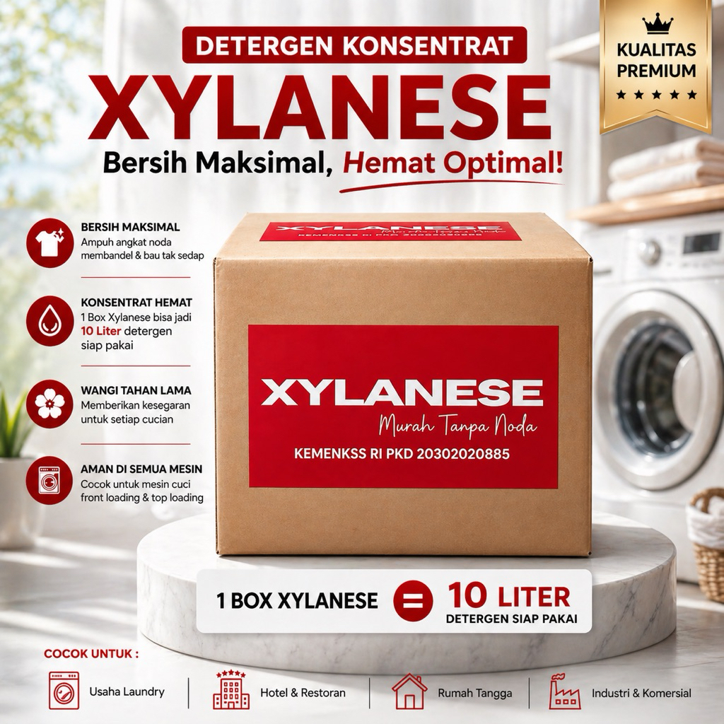 XYLANESE  - Detergen Konsentrat Jadi 10 Liter - Biang Detergen Laundry - Detergen Murah