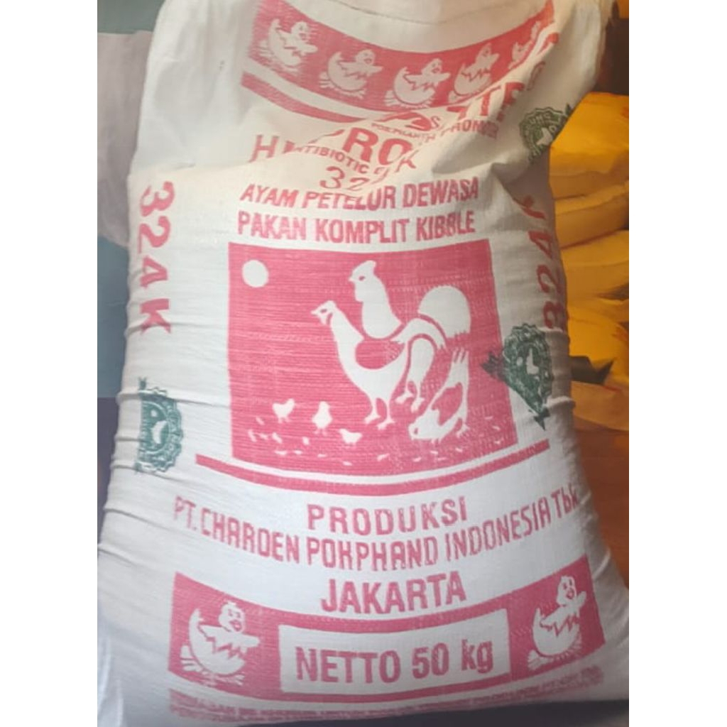 Pakan ayam petelur charoen pokphand 324k per kg