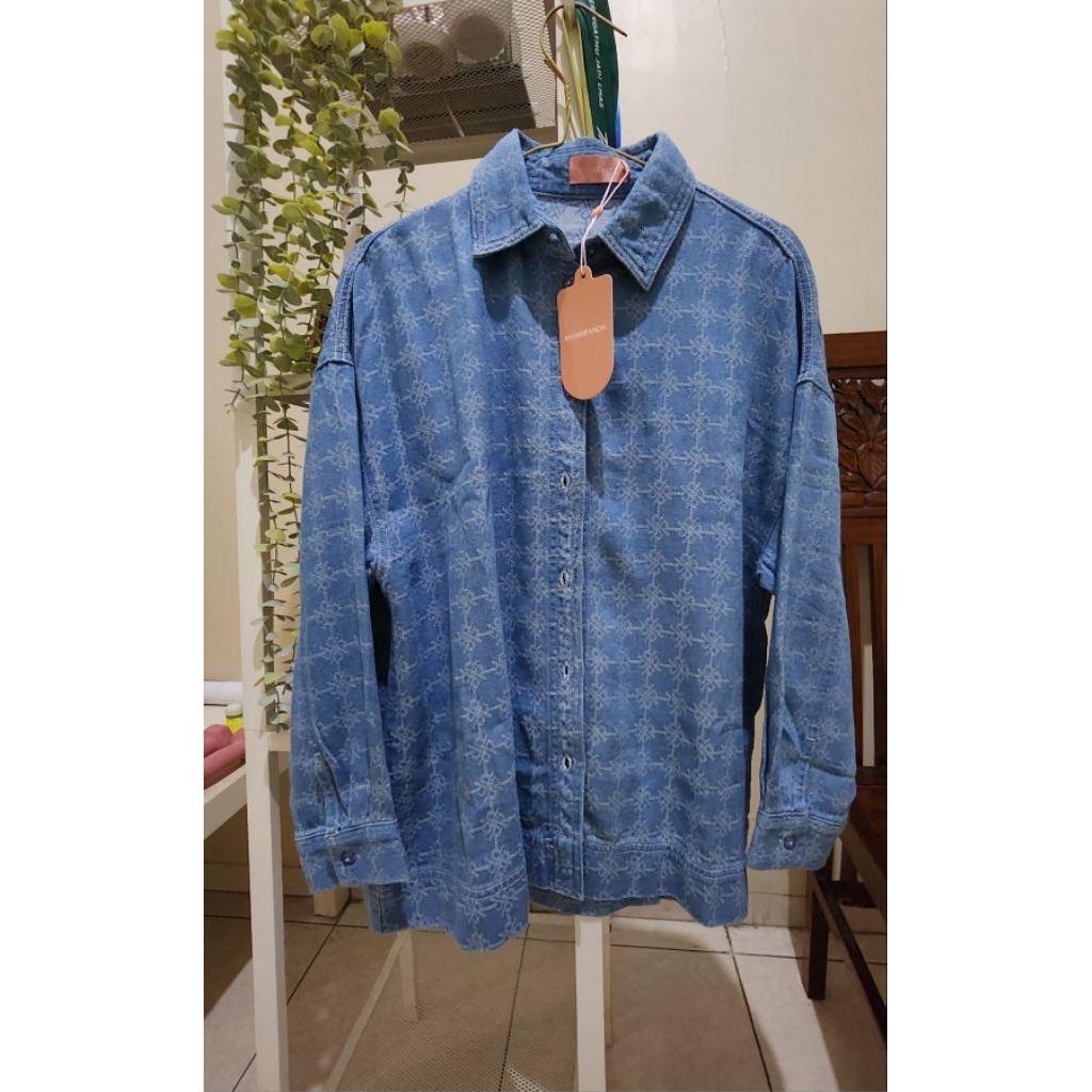 EVRIN SHIRT RIA MIRANDA size SM - CARSY SHIRT - DENIM SERIES