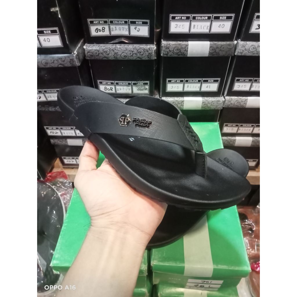 sandal slop pria sendal philipp plein
