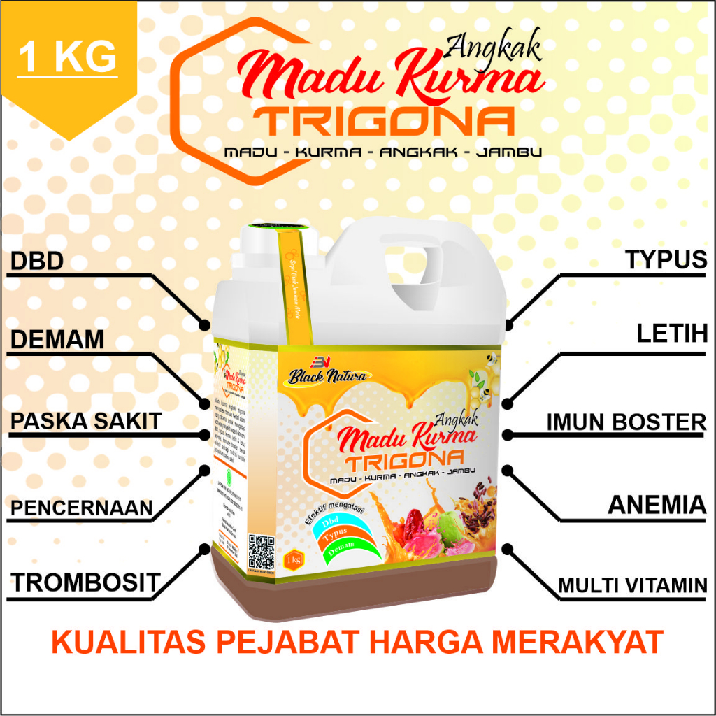 Madu Kurma Angkak TRigona, Mengatasi Demam, dbd, tipes, lambung