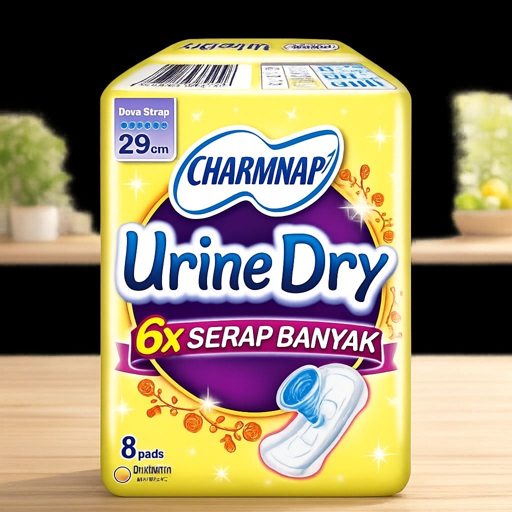 charmnap urine dry 29cm 8pads // urine dry 23cm 10 pads
