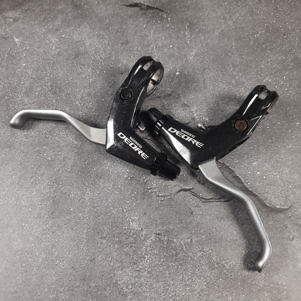 Shimano Deore V Brake BL-M590 Brake Lever Pair - Tuas Rem V-Brake Shimano Deore M590 Sepasang