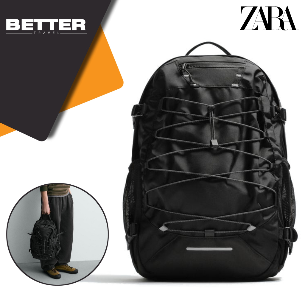 ZARA tas ransel pria backpack traveling kasual daily