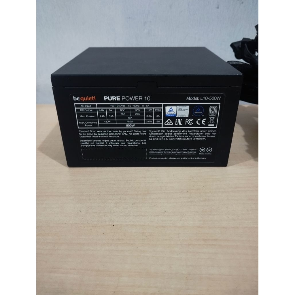 PSU pure be quite 500watt 80+ silver