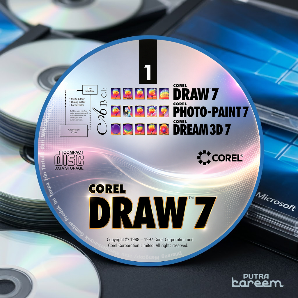 CD FIle Original CorelDRAW 7