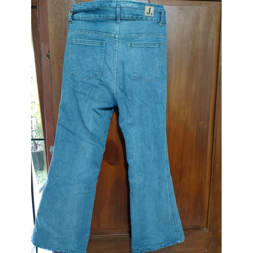PL celana jeans cewek Jiniso