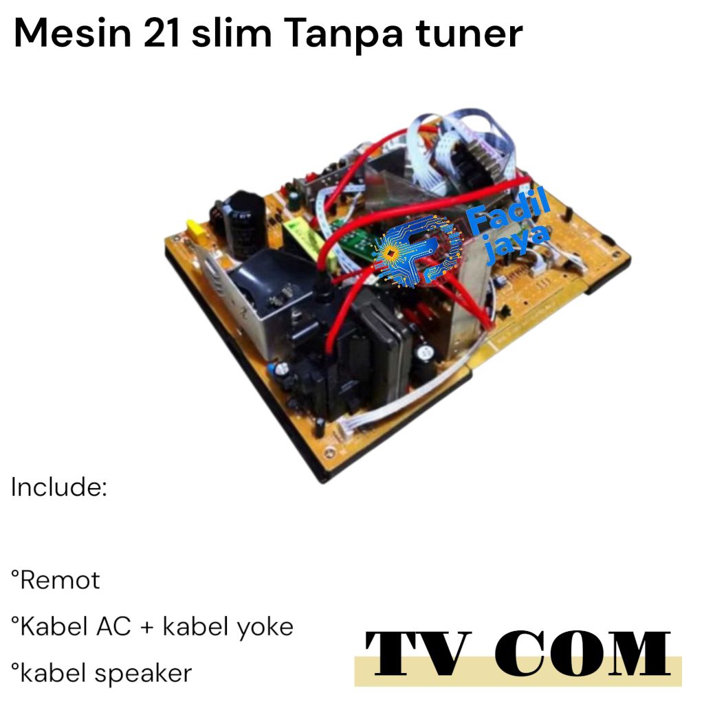 MESIN TV TABUNG SLIM 14-21 INCH DIGITAL T2 ,ANALOG,TANPA TUNER WCOM,TV COM, WANSONIC BARU