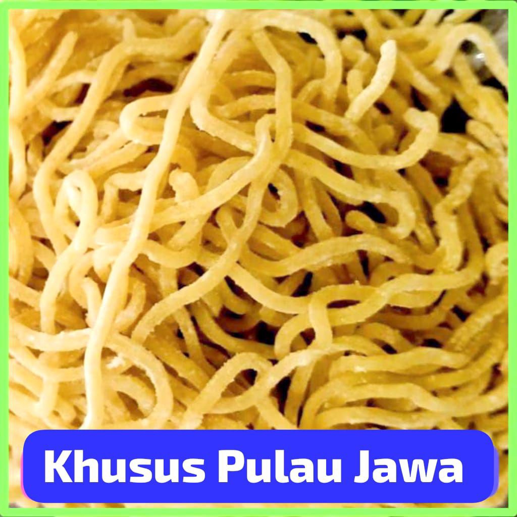 1 Kg 20 PORSI Mie Basah Mentah Kenyal UNTUK BAKMI / MIE AYAM / MIE GACOAN / FRESH NOODLE/ MIE AYAM J