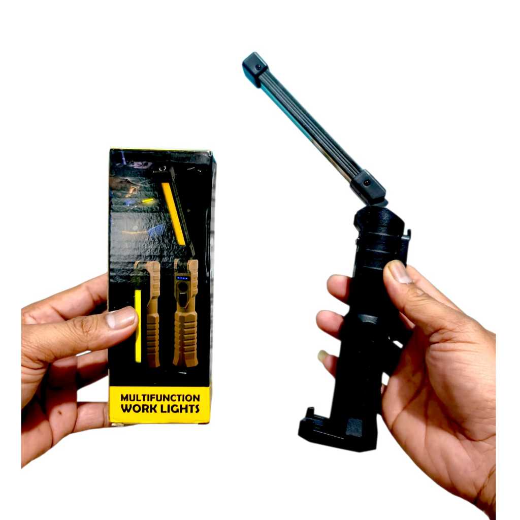 Lampu kerja LED magnet multifunksional lampu kuat lampu pemeliharaan mobil  senter worklight