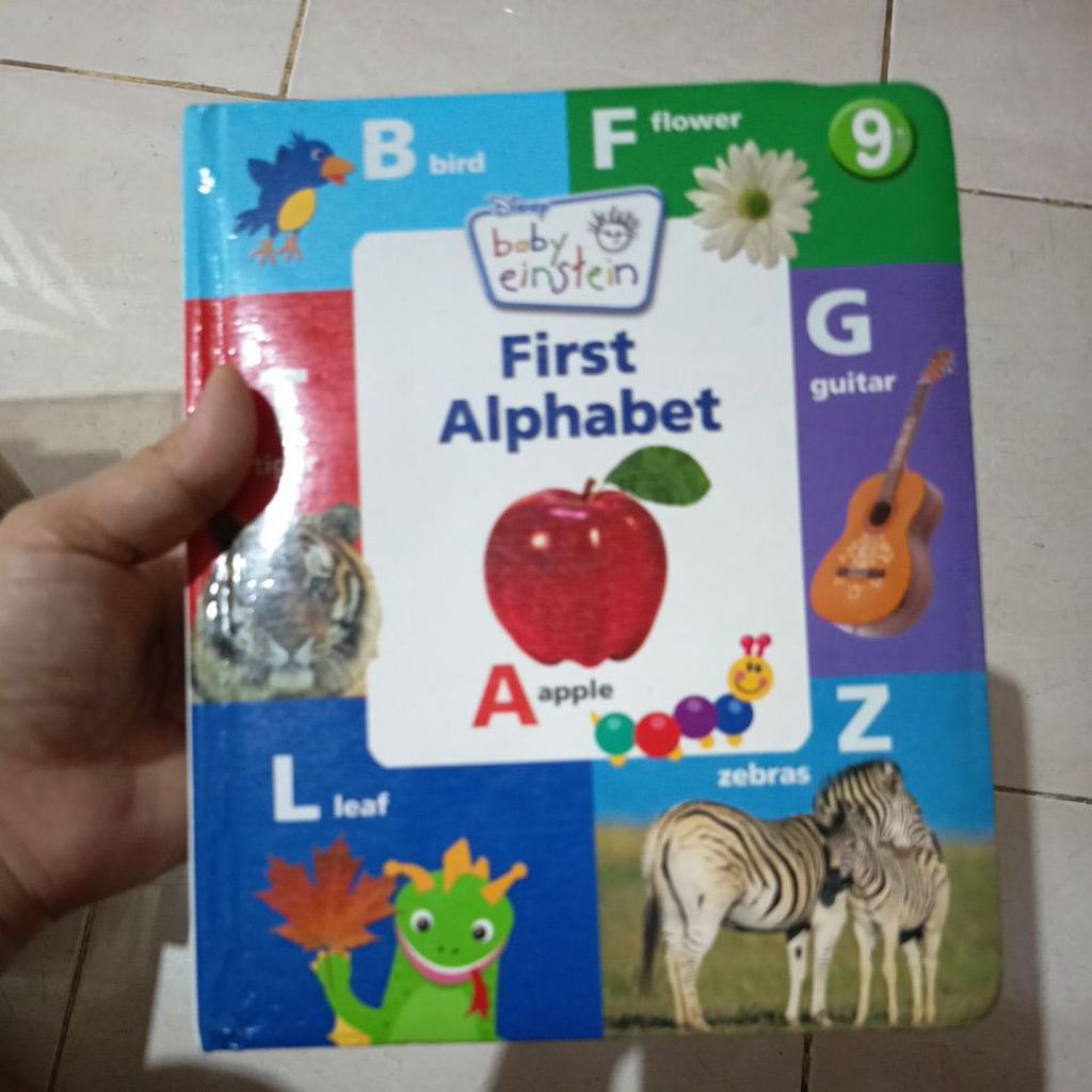 preloved buku first alphabet#baby Einstein#disney