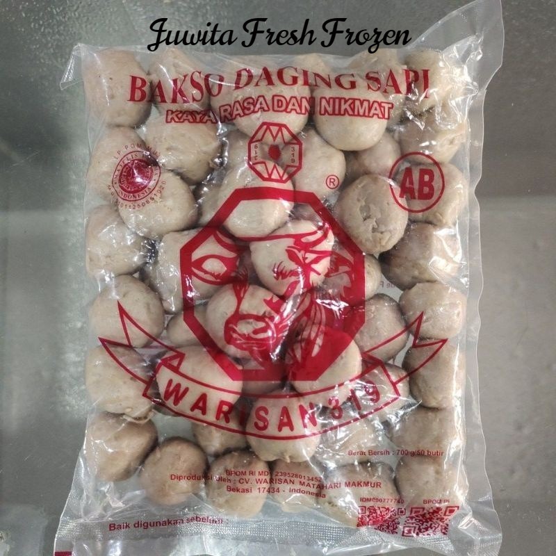 BAKSO WARISAN AB 700 GR ISI 50