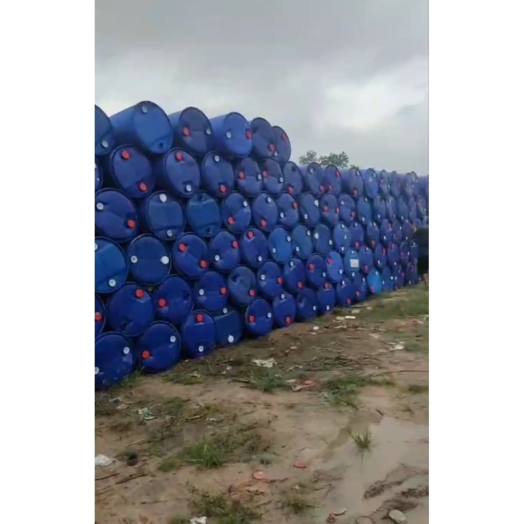 Drum plastik biru 200 Liter