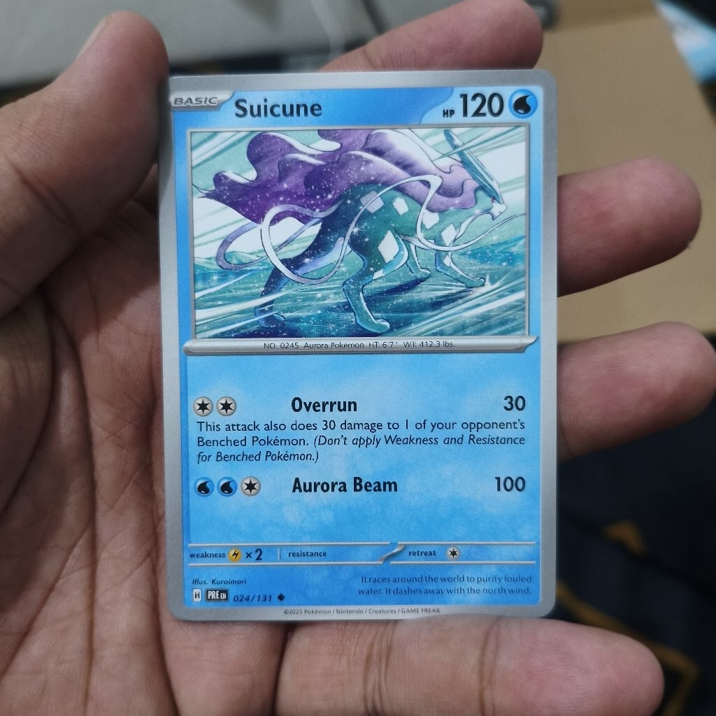 suicune tcg pokemon / kartu pokemon