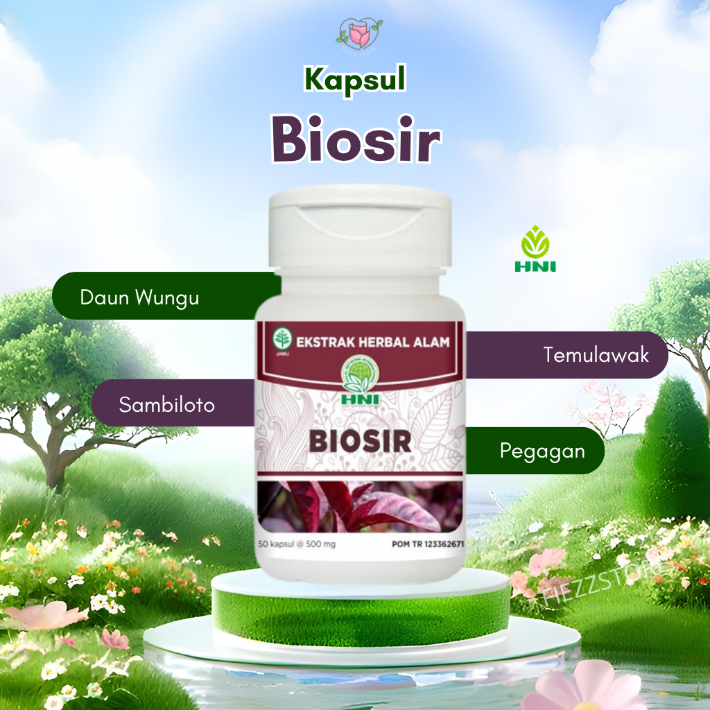 Biosir HNI HPAI obat herbal alami untuk wasir atau ambeien