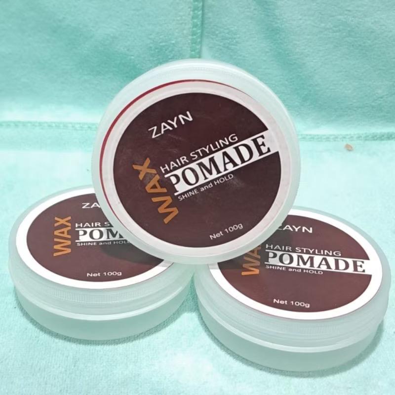 ZAYN Pomade Waterbase Minyak Rambut Pria Zayn Kualitas 100gram, Pomed Salon dan Barbershop