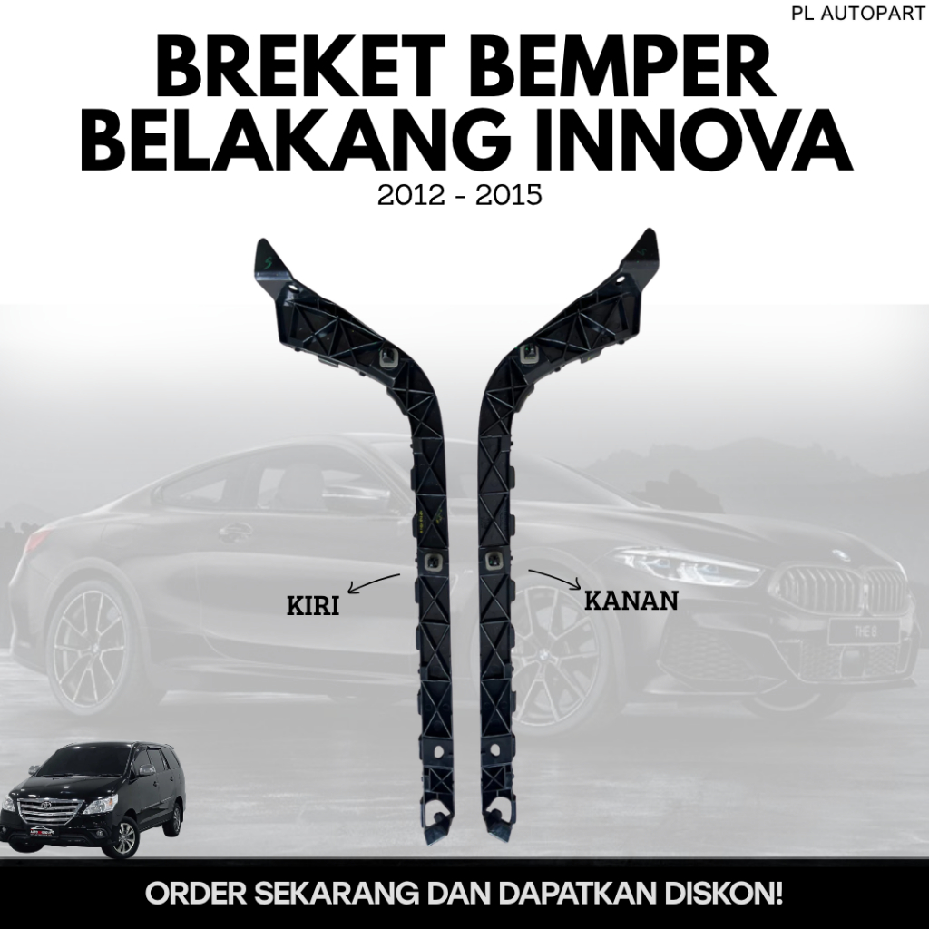 BREKET BEMPER BELAKANG INNOVA 2012 - 2015