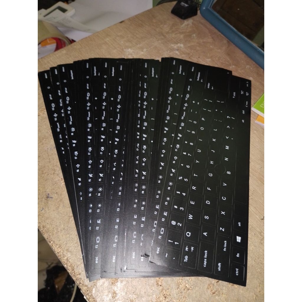 Stiker keyboard full HP 14 INCH