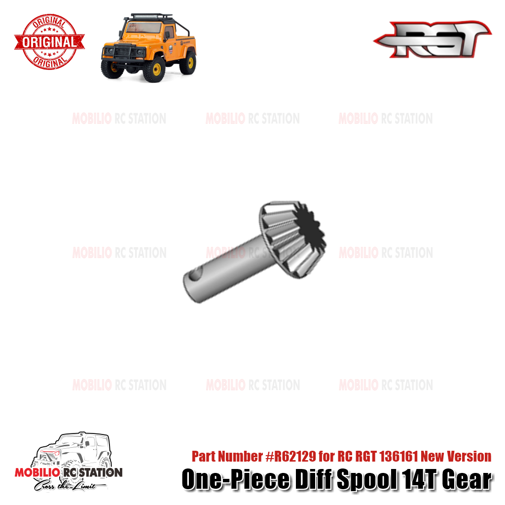 RGT Part #R62129 One-Piece Diff Spool 14T Gear for RC RGT 136161 New Version