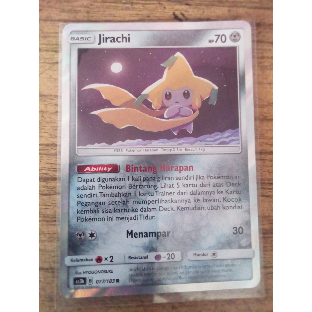 Jirachi R AS3B 077/183 Pokemon TCG Indonesia