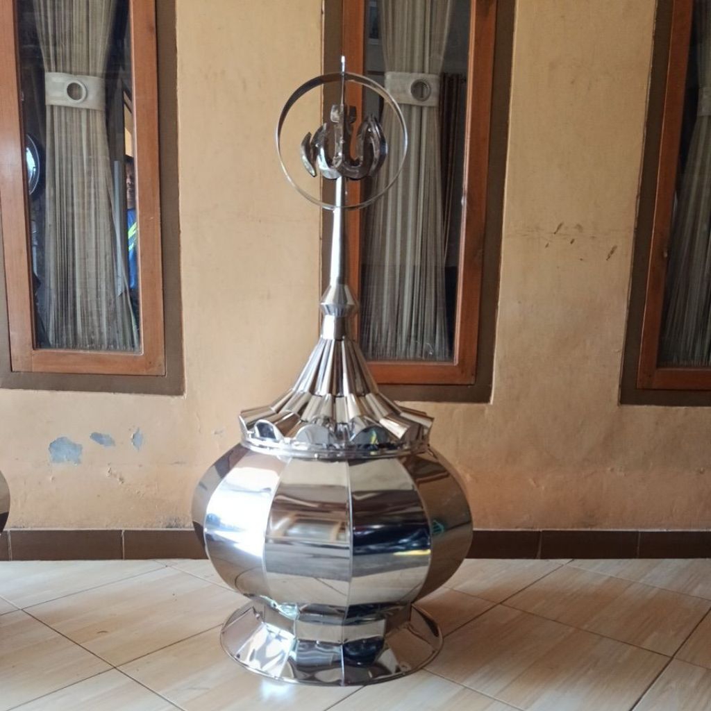 kubah masjid 60cm stainless steel